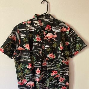 CLEARANCE: Short Sleeve Button-Down Hawaiian Shirt